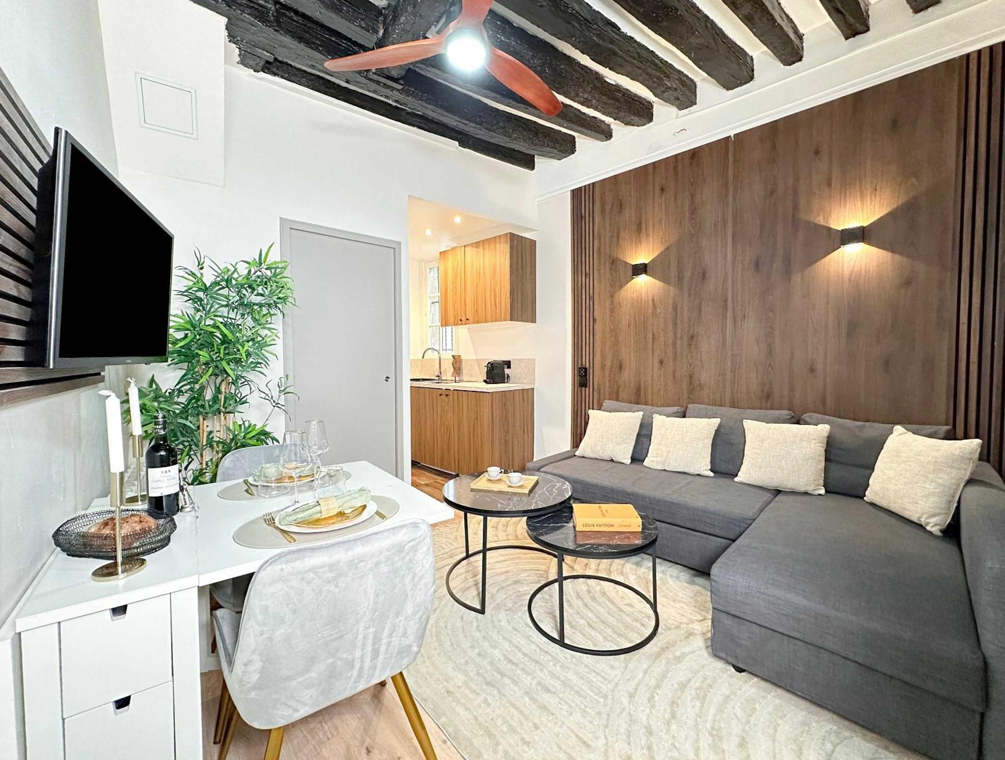 Appartement Charming Near The Louvre Museum